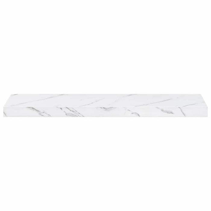 Raft de perete Pe perete 4 pcs Marmură albă 90 x 23,5 x 4 cm - WALTI WALTI