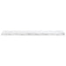 Raft de perete Pe perete 4 pcs Marmură albă 120 x 23,5 x 4 cm - WALTI WALTI