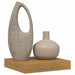 Raft de perete Pe perete Bej 23 x 23,5 x 4 cm Lemn compozit - WALTI WALTI