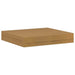 Raft de perete 2 pcs Bej 23 x 23,5 x 4 cm Lemn compozit - WALTI WALTI