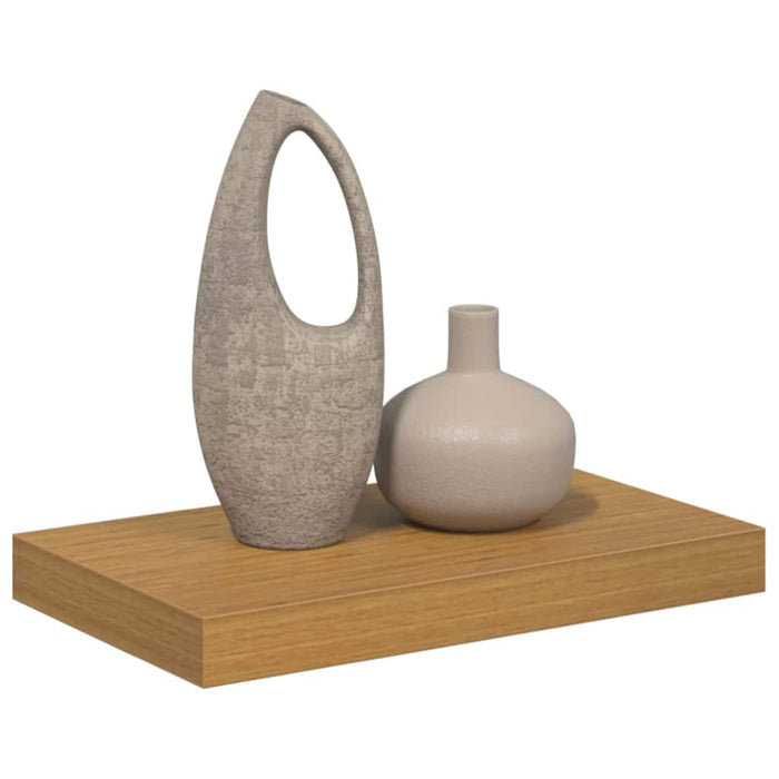 Raft de perete Pe perete Bej 40 x 23,5 x 4 cm Lemn compozit - WALTI WALTI