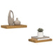 Raft de perete 2 pcs Bej 40 x 23,5 x 4 cm Lemn compozit - WALTI WALTI