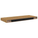 Raft de perete 2 pcs Bej 60 x 23,5 x 4 cm Lemn compozit - WALTI WALTI