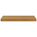 Raft de perete 2 pcs Bej 60 x 23,5 x 4 cm Lemn compozit - WALTI WALTI