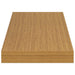 Raft de perete 2 pcs Bej 60 x 23,5 x 4 cm Lemn compozit - WALTI WALTI