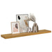 Raft de perete Pe perete Bej 120 x 23,5 x 4 cm Lemn compozit - WALTI WALTI