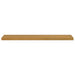 Raft de perete 2 pcs Bej 120 x 23,5 x 4 cm Lemn compozit - WALTI WALTI