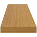 Raft de perete 4 pcs Bej 120 x 23,5 x 4 cm Lemn compozit - WALTI WALTI