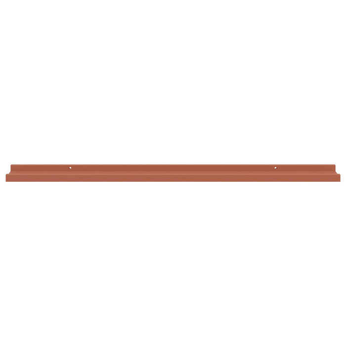 Raft de perete cu raft 2 pcs Roșu 100 x 9 x 3 cm Lemn compozit - WALTI WALTI