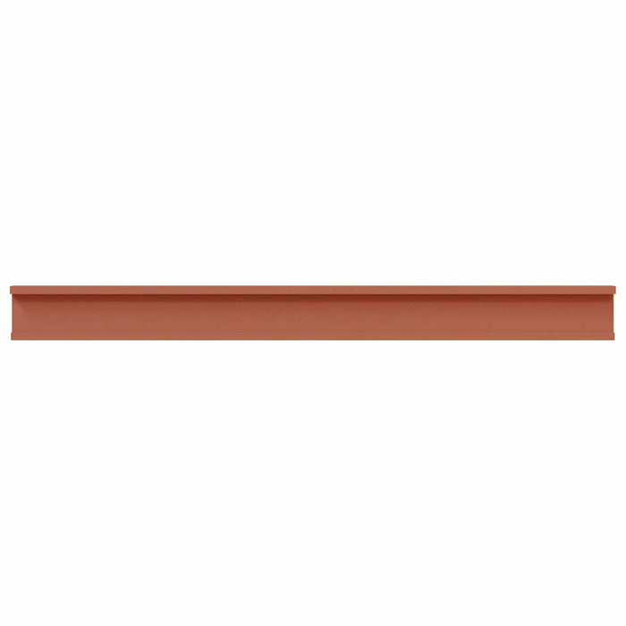 Raft de perete cu raft 2 pcs Roșu 100 x 9 x 3 cm Lemn compozit - WALTI WALTI