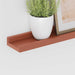 Raft de perete cu raft 4 pcs Roșu 60 x 9 x 3 cm Lemn compozit - WALTI WALTI