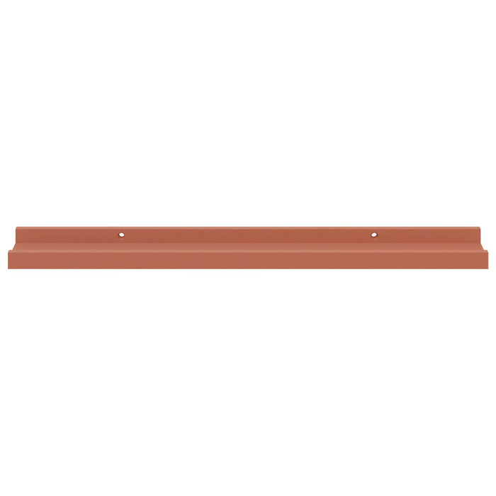 Raft de perete cu raft 4 pcs Roșu 60 x 9 x 3 cm Lemn compozit - WALTI WALTI