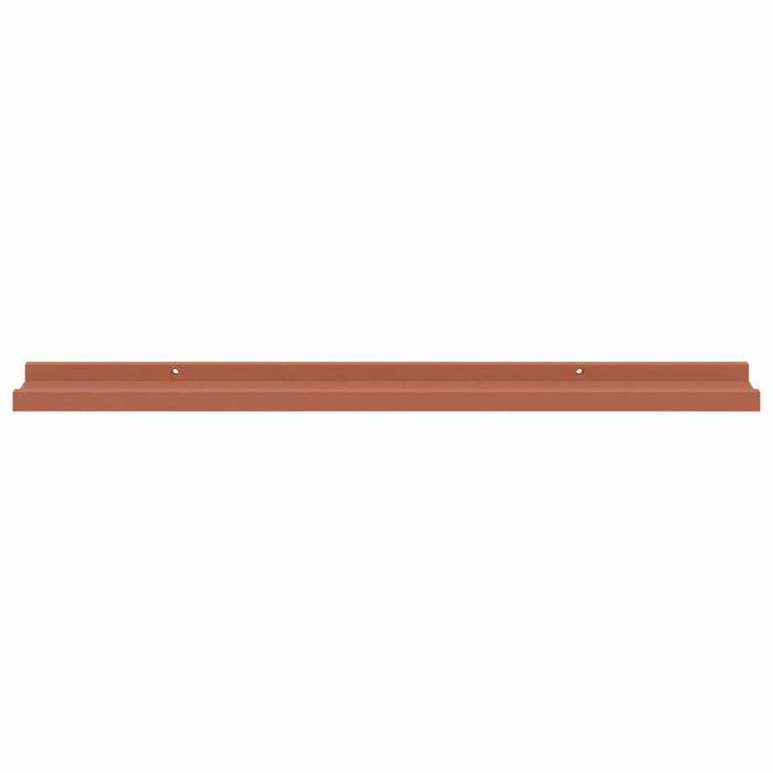 Raft de perete cu raft 4 pcs Roșu 80 x 9 x 3 cm Lemn compozit - WALTI WALTI