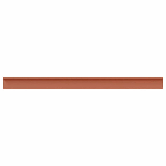 Raft de perete cu raft 4 pcs Roșu 115 x 9 x 3 cm Lemn compozit - WALTI WALTI