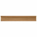 Raft de perete cu raft 2 pcs Maro 60 x 9 x 3 cm Lemn compozit - WALTI WALTI