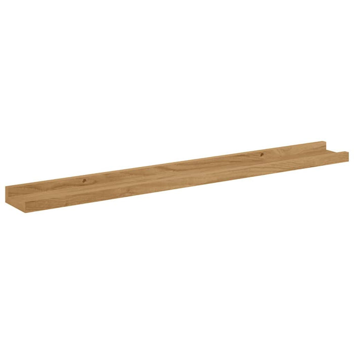 Raft de perete Montare pe perete 2 pcs Maro 80 x 9 x 3 cm WALTI