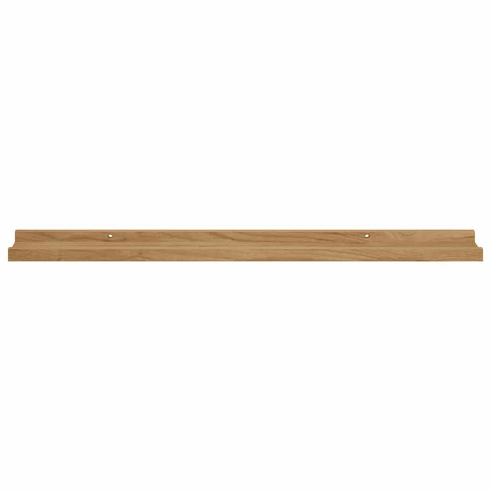 Raft de perete Montare pe perete 2 pcs Maro 80 x 9 x 3 cm WALTI