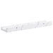 Raft de perete 2 pcs Marmură albă 40 x 9 x 3 cm Lemn compozit - WALTI WALTI