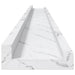 Raft de perete 2 pcs Marmură albă 115 x 9 x 3 cm Lemn compozit - WALTI WALTI