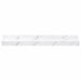 Raft de perete 4 pcs Marmură albă 40 x 9 x 3 cm Lemn compozit - WALTI WALTI