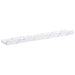 Raft de perete 4 pcs Marmură albă 60 x 9 x 3 cm Lemn compozit - WALTI WALTI
