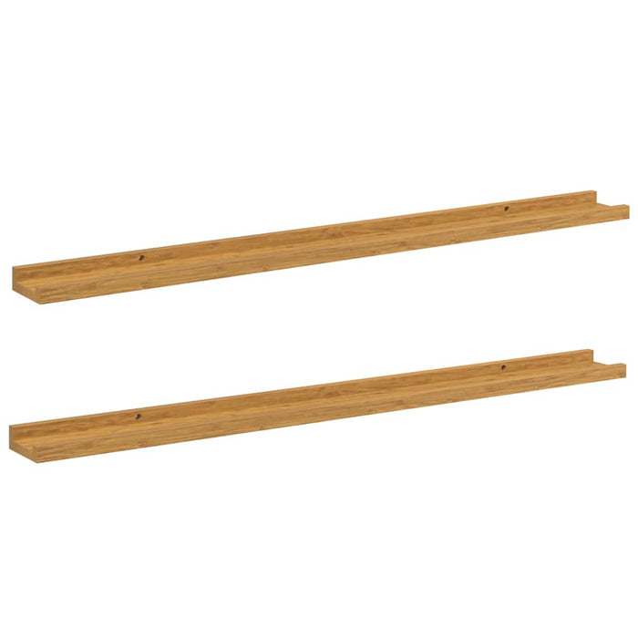 Raft de perete Montare pe perete 2 pcs Bej 100 x 9 x 3 cm WALTI