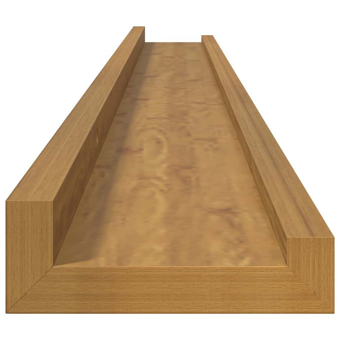 Raft de perete Montare pe perete 2 pcs Bej 100 x 9 x 3 cm WALTI