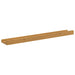 Raft de perete cu raft 4 pcs Bej 60 x 9 x 3 cm Lemn compozit - WALTI WALTI