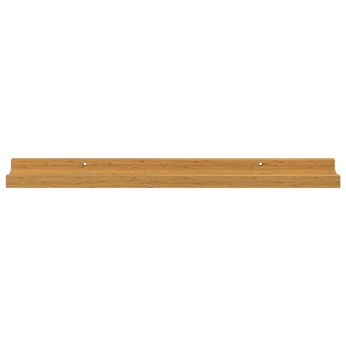 Raft de perete cu raft 4 pcs Bej 60 x 9 x 3 cm Lemn compozit - WALTI WALTI