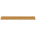 Raft de perete cu raft 4 pcs Bej 60 x 9 x 3 cm Lemn compozit - WALTI WALTI