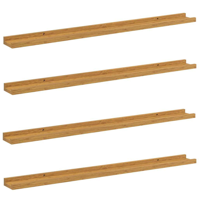 Raft de perete Montare pe perete 4 pcs Bej 100 x 9 x 3 cm WALTI