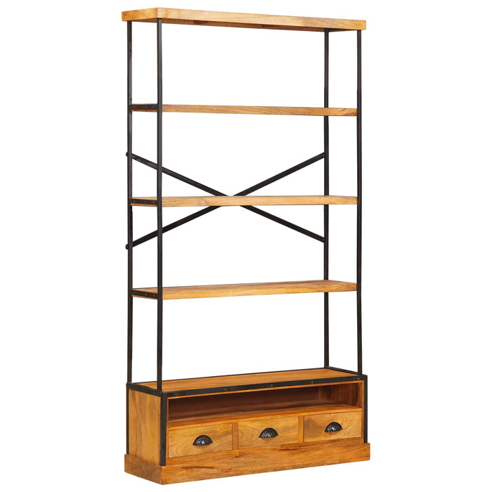 Bibliotecă cu 5 etaje natural 100 x 30 x 180 cm WALTI