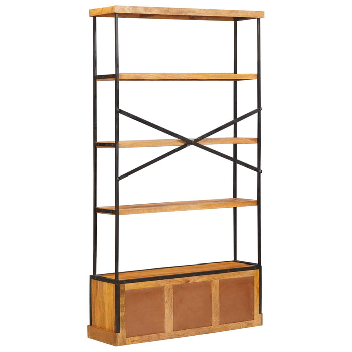 Bibliotecă cu 5 etaje natural 100 x 30 x 180 cm WALTI