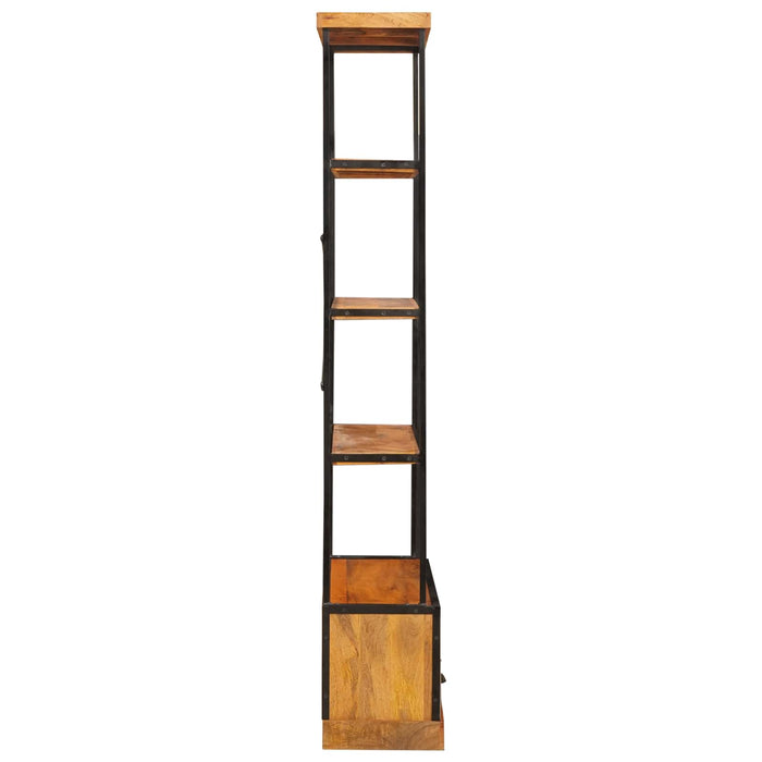 Bibliotecă cu 5 etaje natural 100 x 30 x 180 cm WALTI