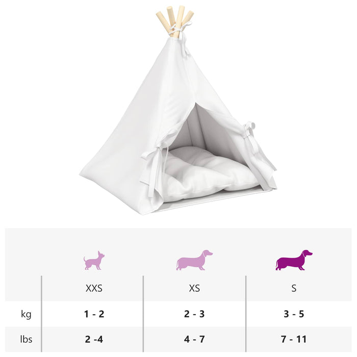 Încape pentru animale de companie cu pernă Alb 50 x 50 x 60 cm - WALTI WALTI