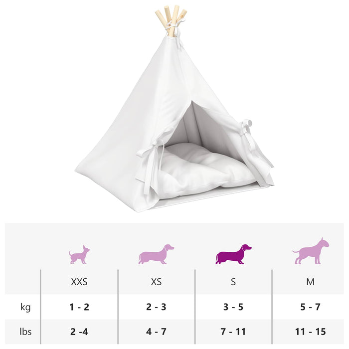 Încape pentru animale de companie cu pernă Alb 60 x 60 x 70 cm - WALTI WALTI