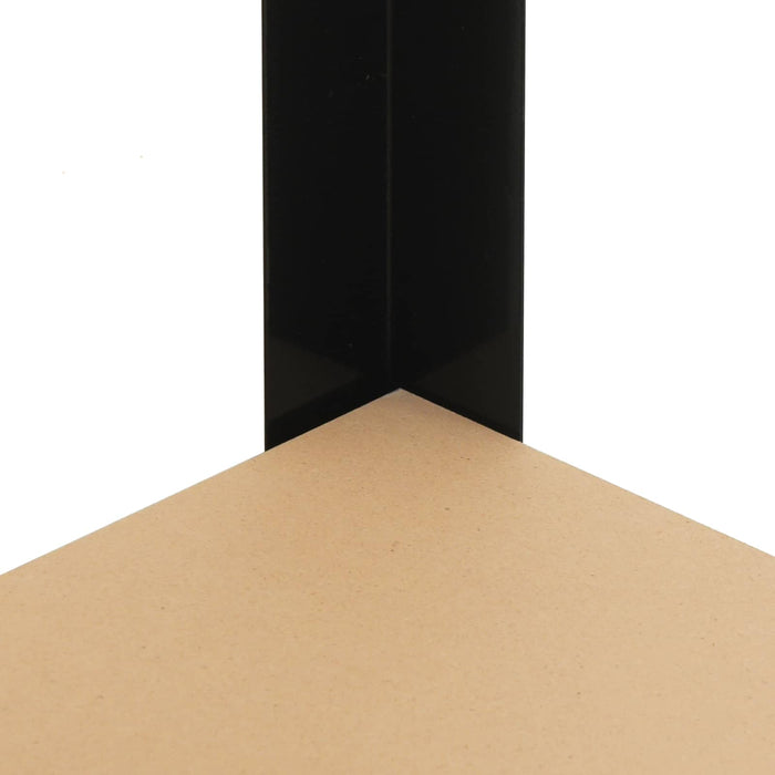 Bănci de lucru cu raft Negru 81 x 41 x 145 cm Lemn compozit - WALTI WALTI