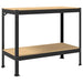 Bănci de lucru cu raft Negru 81 x 41 x 145 cm Lemn compozit - WALTI WALTI