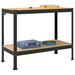 Bănci de lucru cu raft Negru 81 x 41 x 145 cm Lemn compozit - WALTI WALTI
