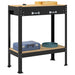 Bănci de lucru cu sertar Negru 81 x 41 x 145 cm Lemn compozit - WALTI WALTI