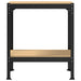 Bănci de lucru cu raft Negru 81 x 41 x 145 cm Lemn compozit - WALTI WALTI