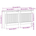 Capac pentru radiator Gri din beton 172 x 19 x 81,5 cm - WALTI WALTI