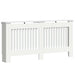 Capac pentru radiator Alb lucios 172 x 19 x 81,5 cm - WALTI WALTI
