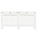 Capac pentru radiator Alb lucios 172 x 19 x 81,5 cm - WALTI WALTI