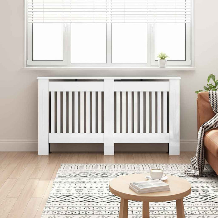 Capac pentru radiator Alb lucios 152 x 19 x 81,5 cm - WALTI WALTI