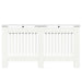 Capac pentru radiator Alb lucios 152 x 19 x 81,5 cm - WALTI WALTI