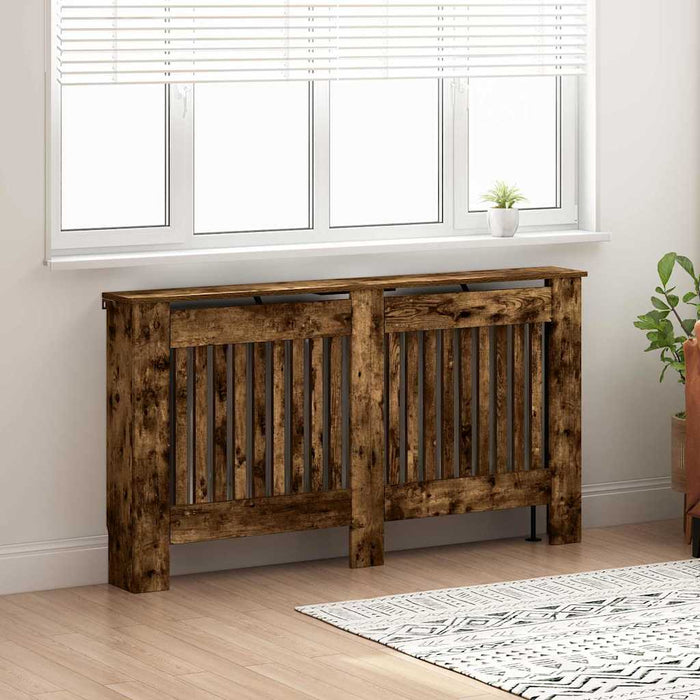 Capac pentru radiator Stejar fumuriu 152 x 19 x 81,5 cm - WALTI WALTI