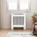 Capac pentru radiator Alb lucios 78 x 19 x 81,5 cm - WALTI WALTI