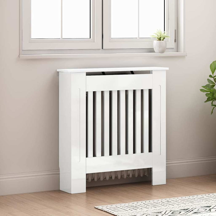 Capac pentru radiator Alb lucios 78 x 19 x 81,5 cm - WALTI WALTI