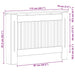 Capac pentru radiator Stejar fumuriu 112 x 19 x 81,5 cm - WALTI WALTI